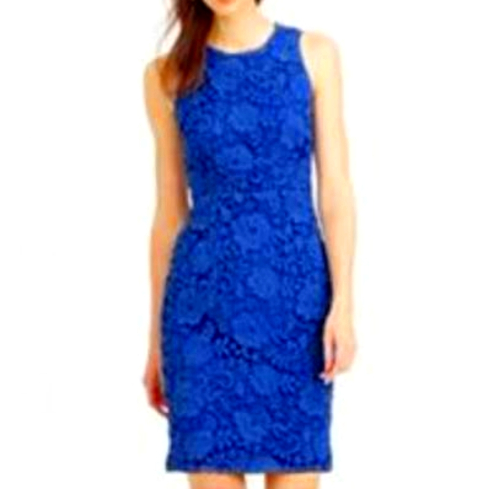 Sapphire Lace Dress